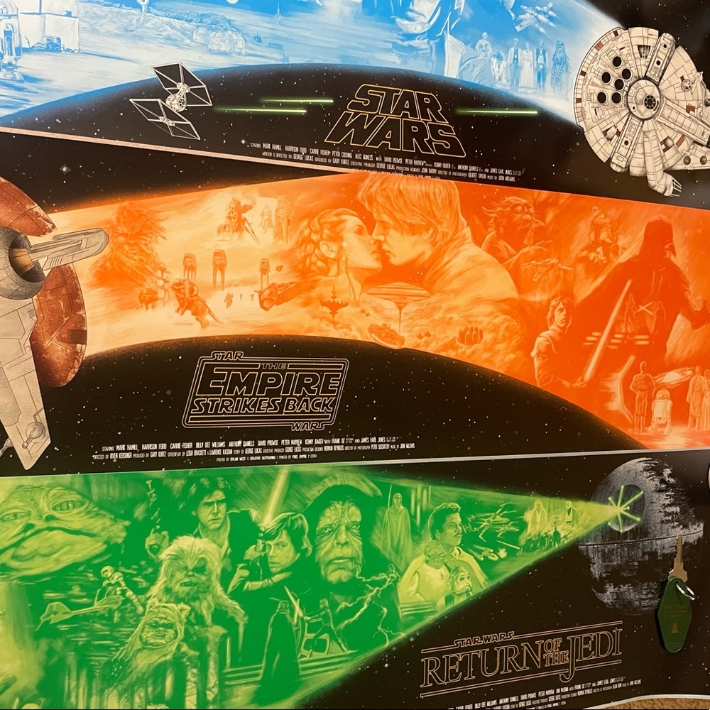 Star Wars Trilogy 3 Poster Set